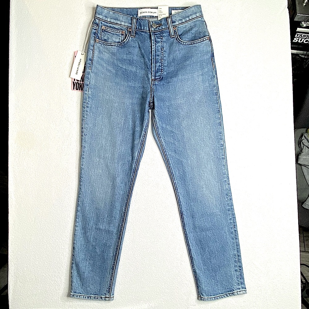 Denim Forum Aritzia 'The Yoko High Rise' Slim
High-waisted Denim Jeans Size (27) - Picture 2 of 15